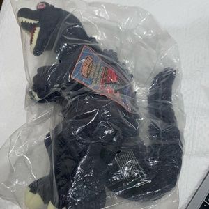 Godzilla 50th Anniversary Deluxe Plush Light Up & Sound Tag Toy Vault New in bag